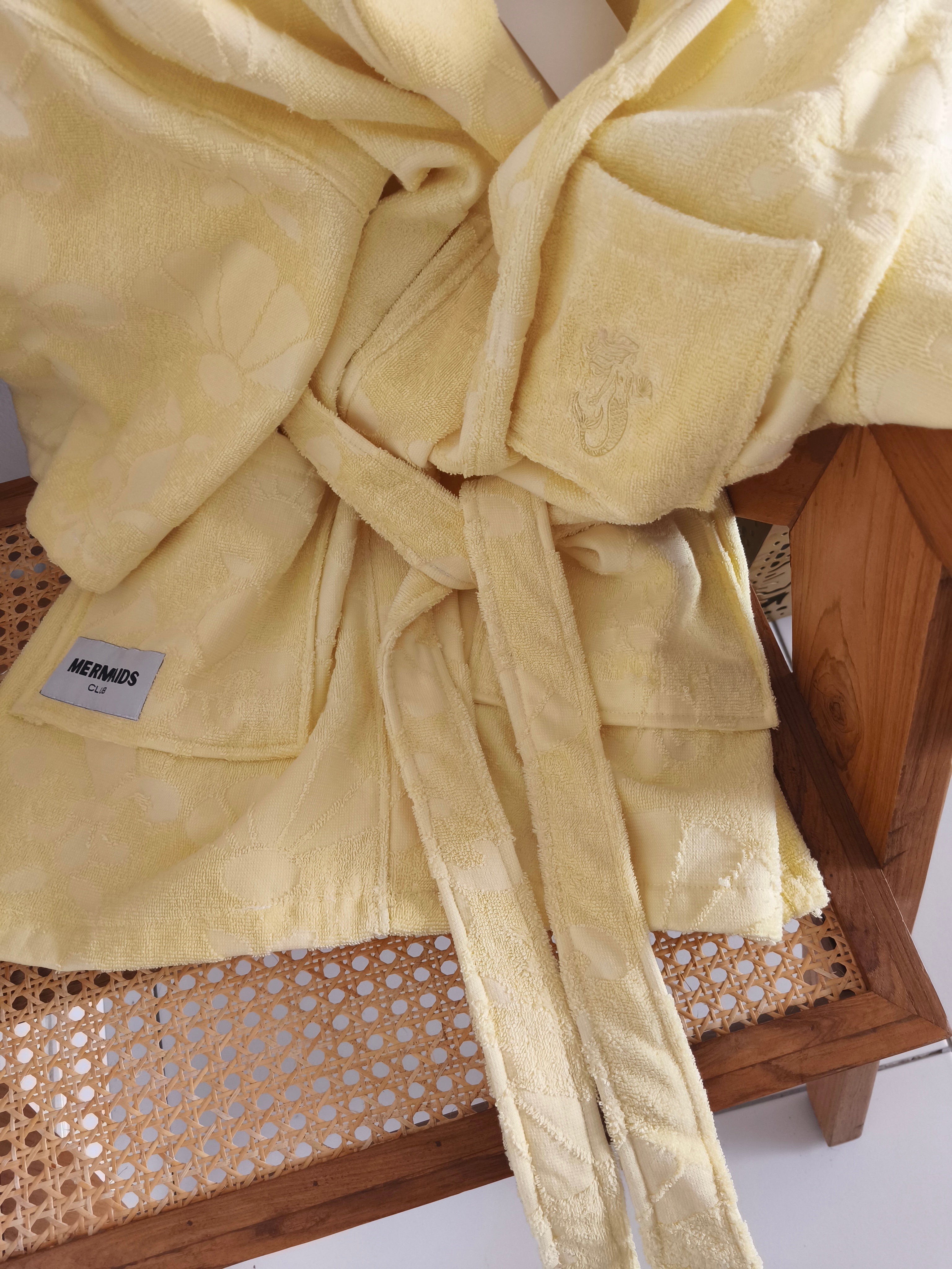 Mermaids Club honey sun robe pocket detail UAE resortwear