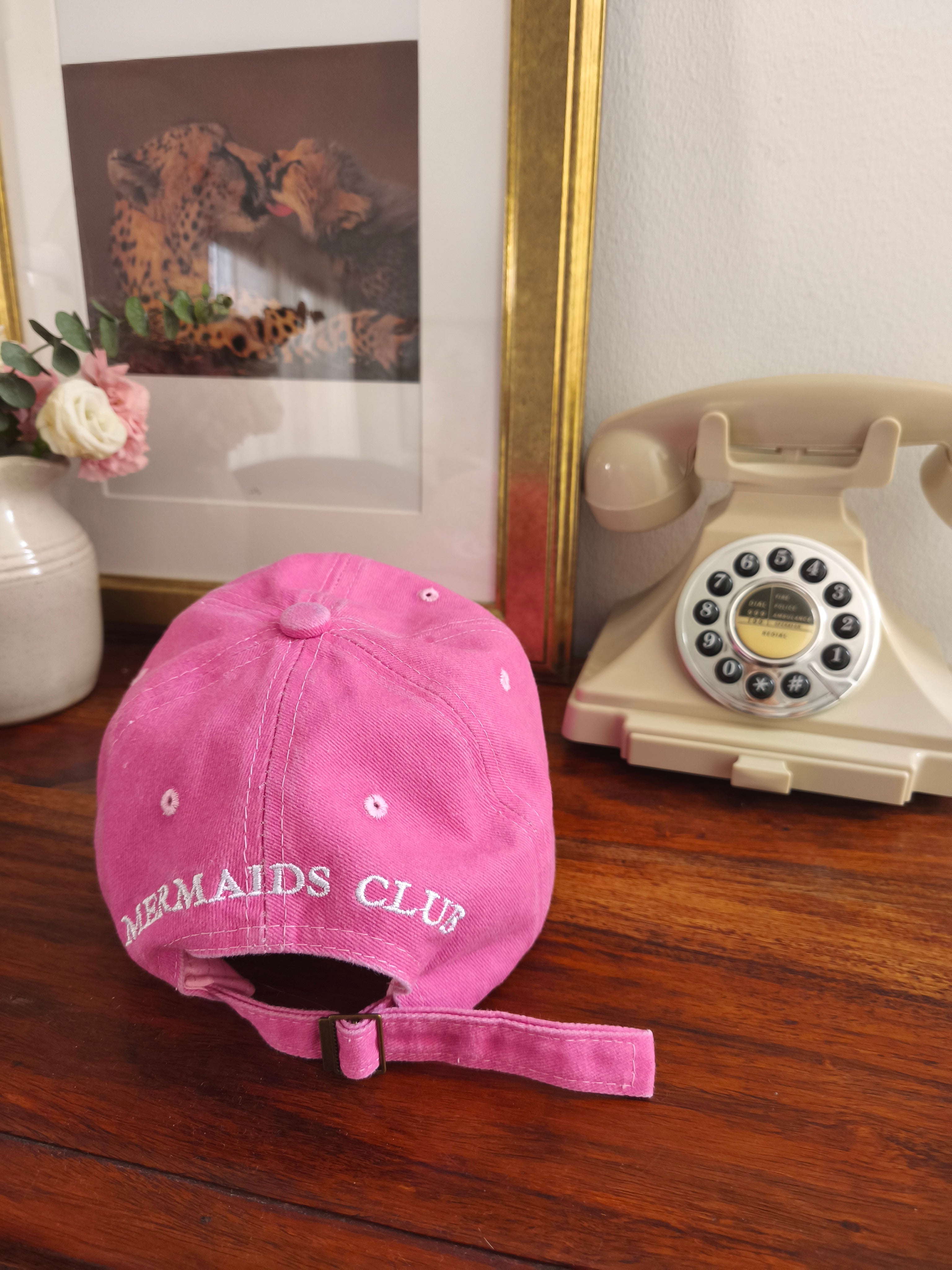 Mermaids Club Candy Cap, pure cotton, quality and visible cap, enjoy days at the pool to the city