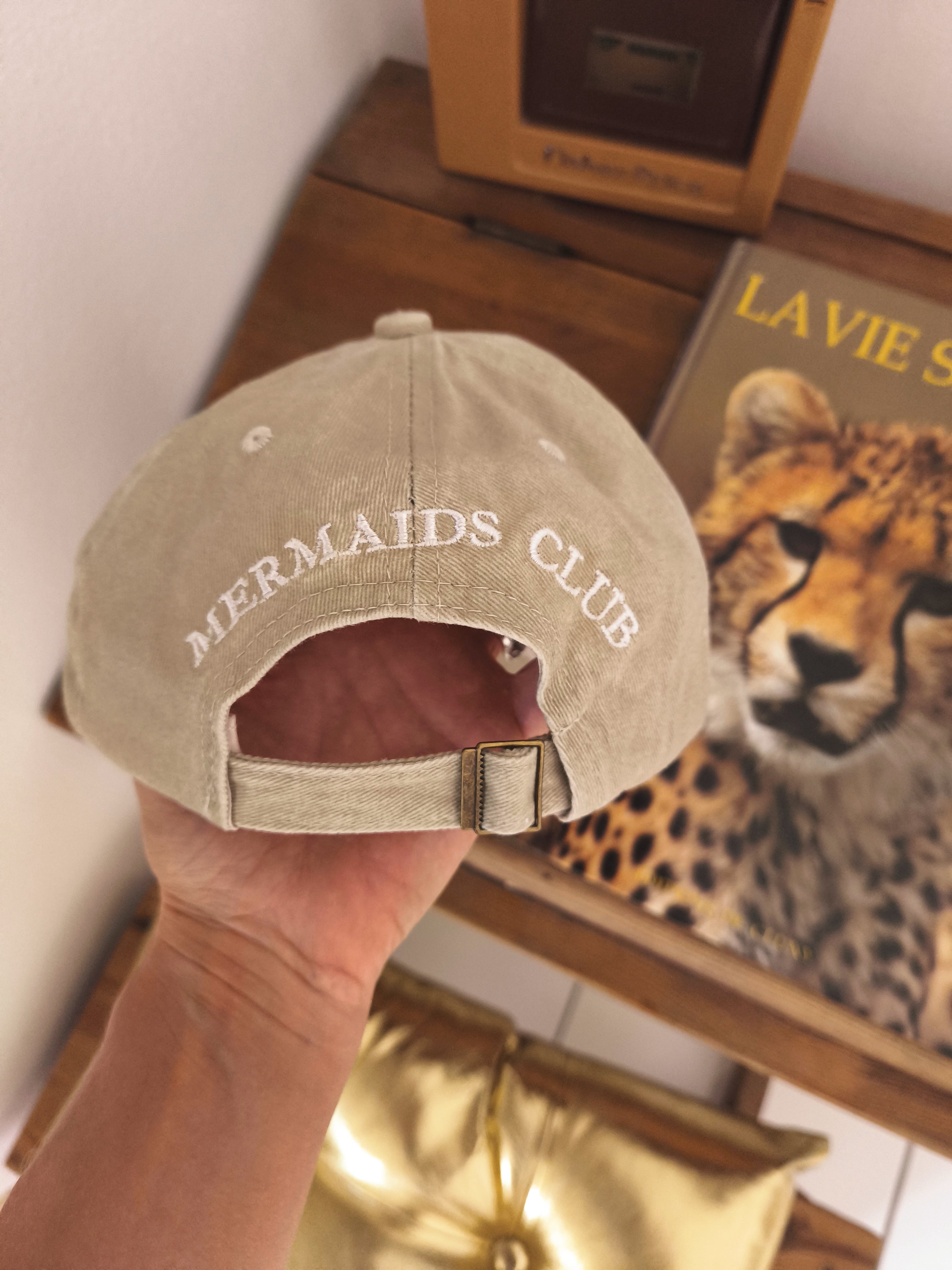 Beige Cremy Cap by Mermaids Club protect from the sun with style