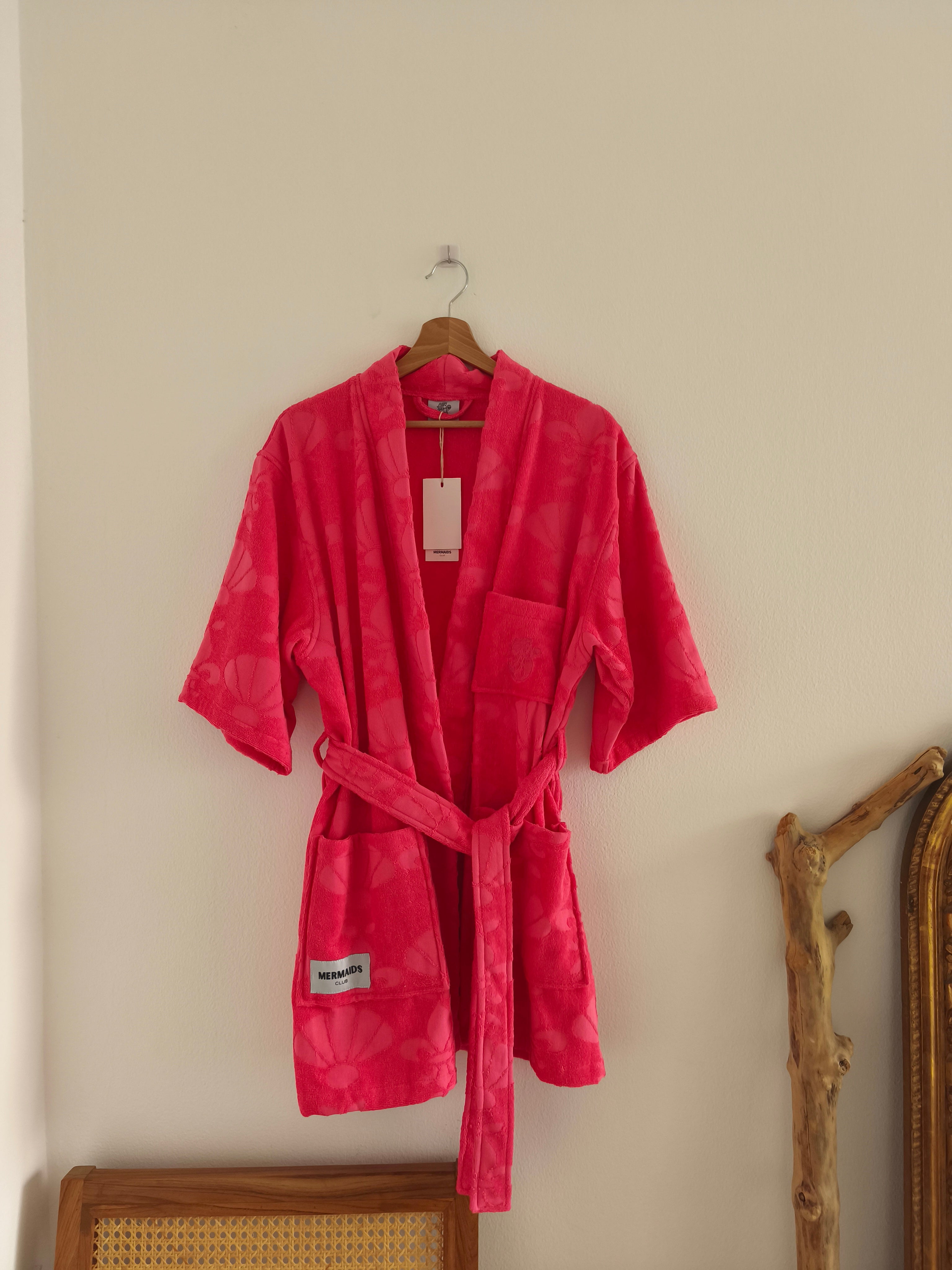 Mermaids Club sunset glow robe perpective view Dubai resortwear
